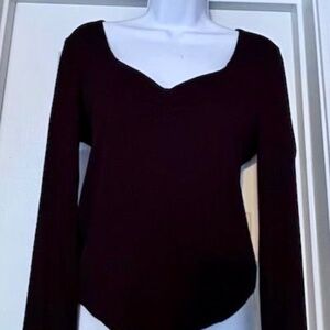 💲SALE💲 HP! NWT BP Long Sleeve Open Scoop Neck Blouse Sz M